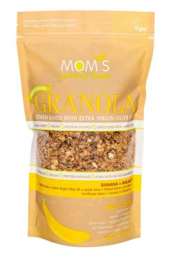 Mom's Natural Foods Banana And Walnut Granola, 360 g